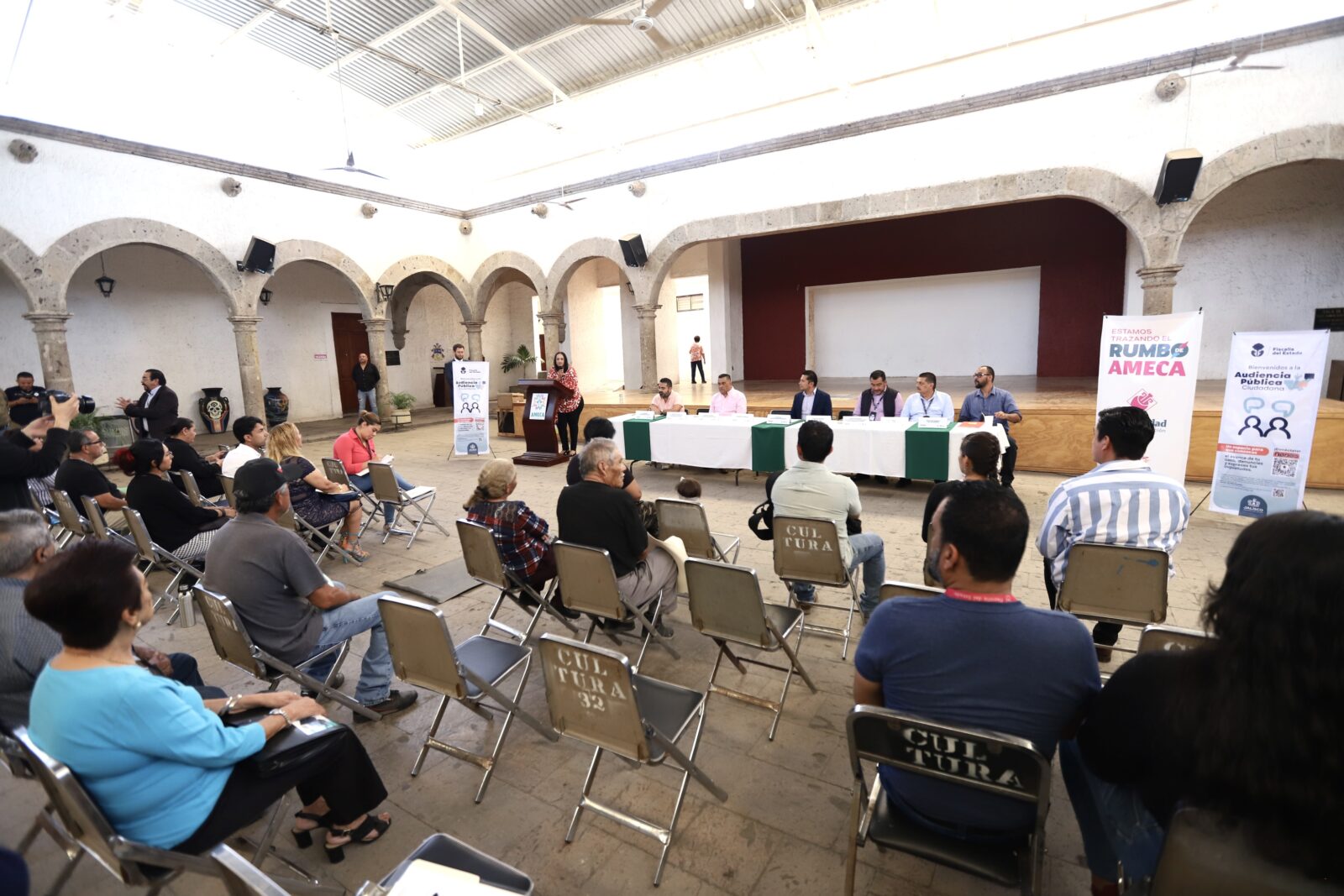 Realiza Fiscalía audiencia pública en Ameca.