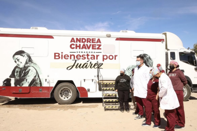 Frenan campaña de Andrea Chávez