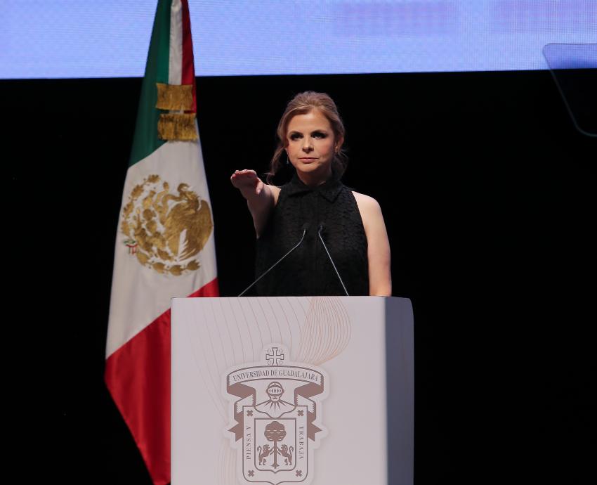 Karla Planter, rectora de la UdeG