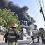 Incendio en el Álamo