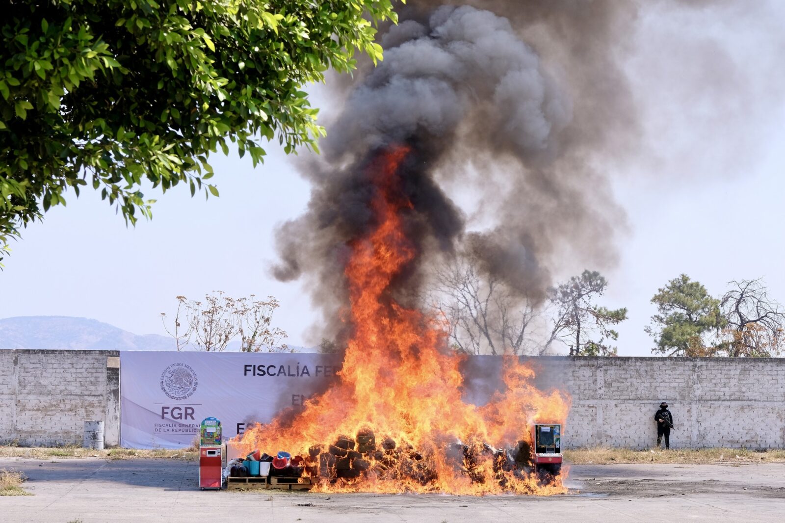 Destruyen narcóticos