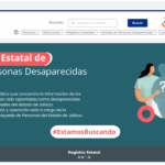 web oficial de la Comisión de Búsqueda de Personas de Jalisco