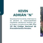 Kevin chocó contra un motociclista