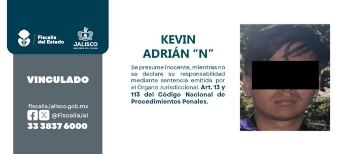 Kevin chocó contra un motociclista