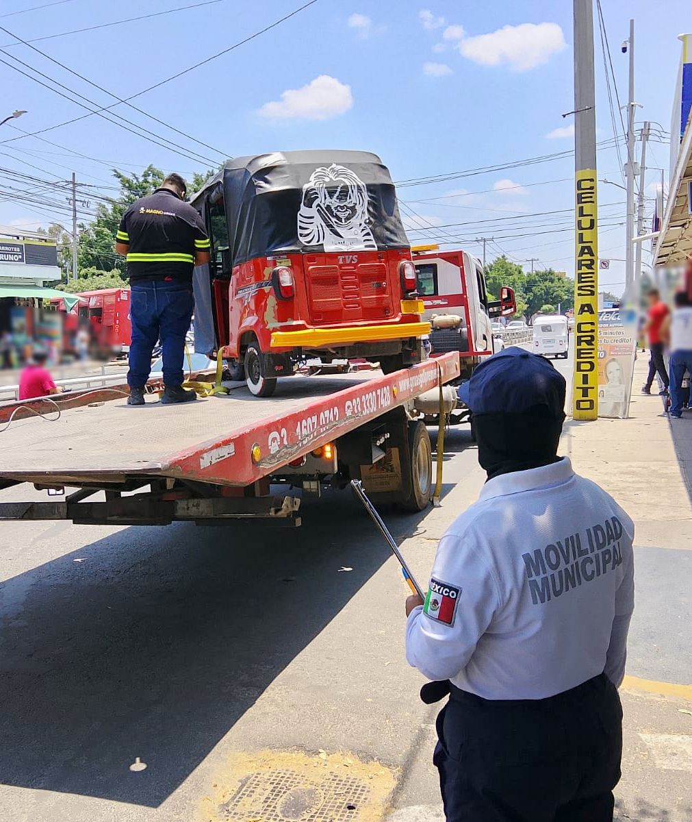 Inspecciona Tlajomulco a mototaxis