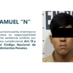 Samuel "N" robó una motocicleta.