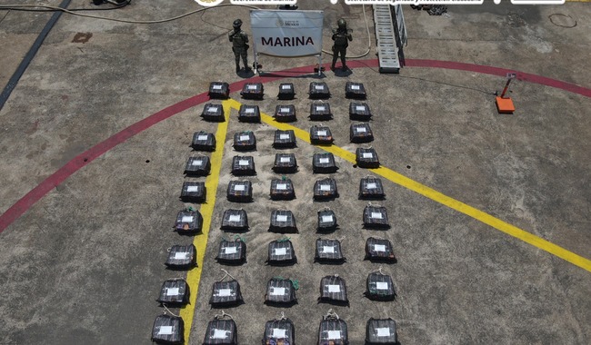 Decomiso de droga en Lázaro Cárdenas