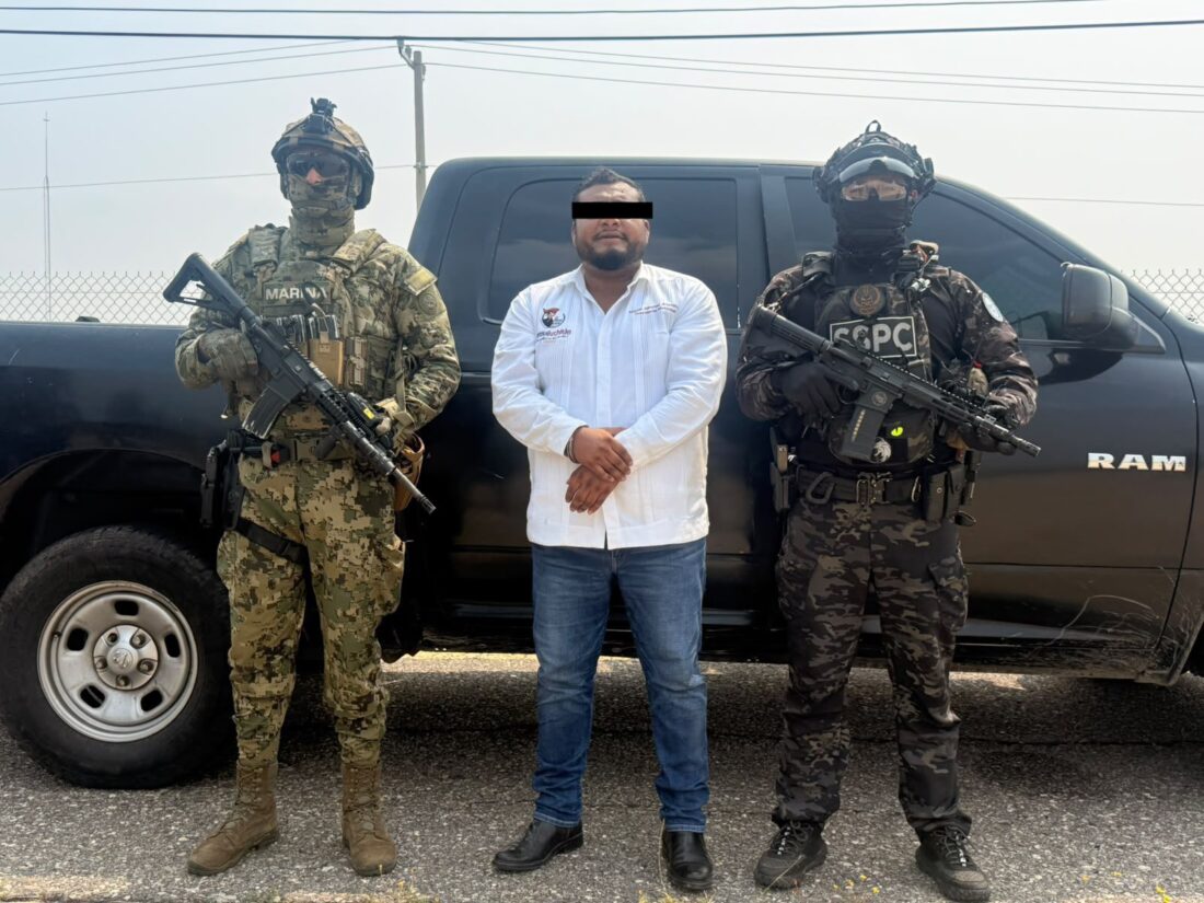El presidente municipal de Juchitán de Zaragoza, Miguel Sánchez Altamirano, fue detenido por extorsión.