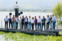 Fortalecen acciones para el saneo de la laguna de Cajititlán.
