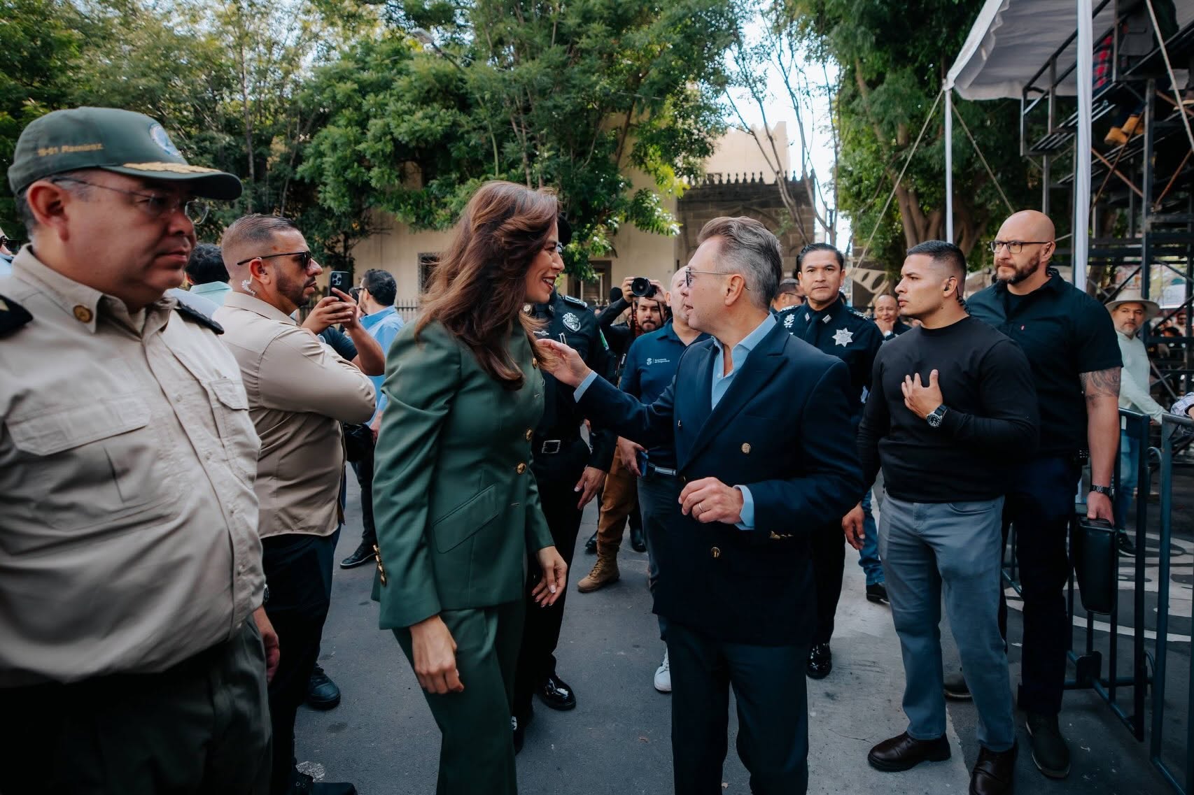 PabloLemus Navarro, Gobernador de Jalisco, y Vero Delgadillo, Alcaldesa de Guadalajara.