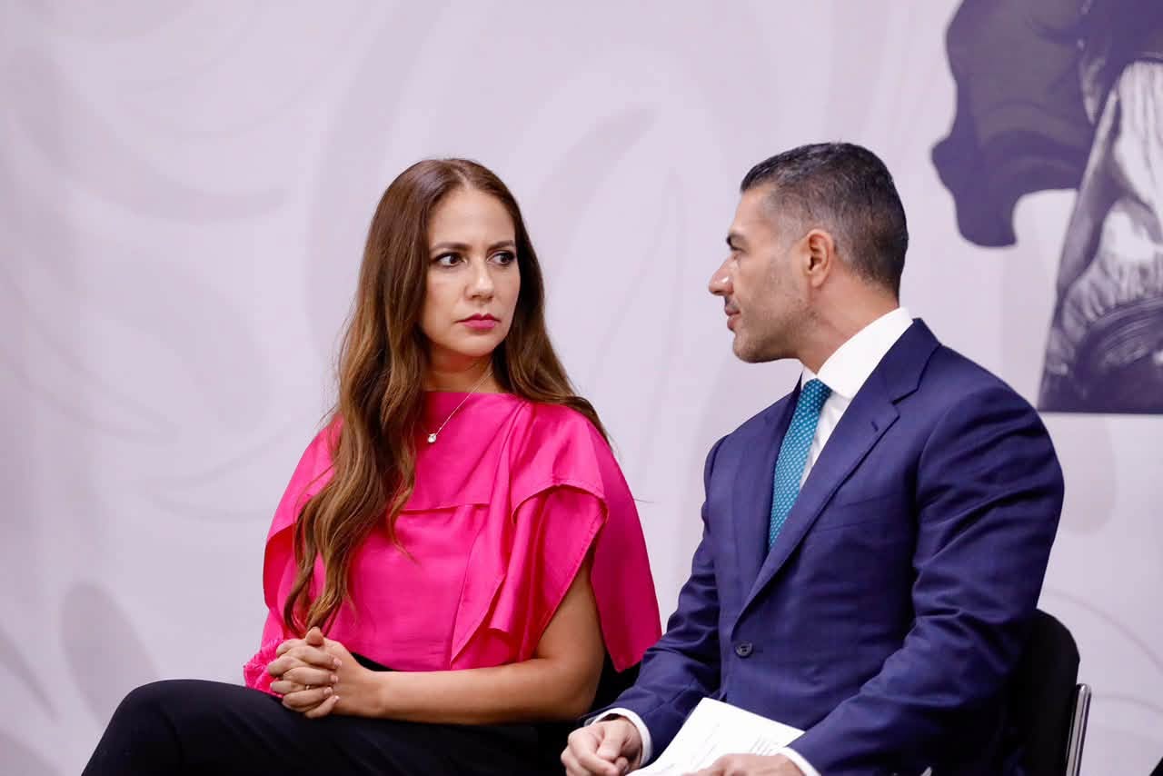 Omar García Harfuch y Libia Dennise, Gobernadora de Guanajuato
