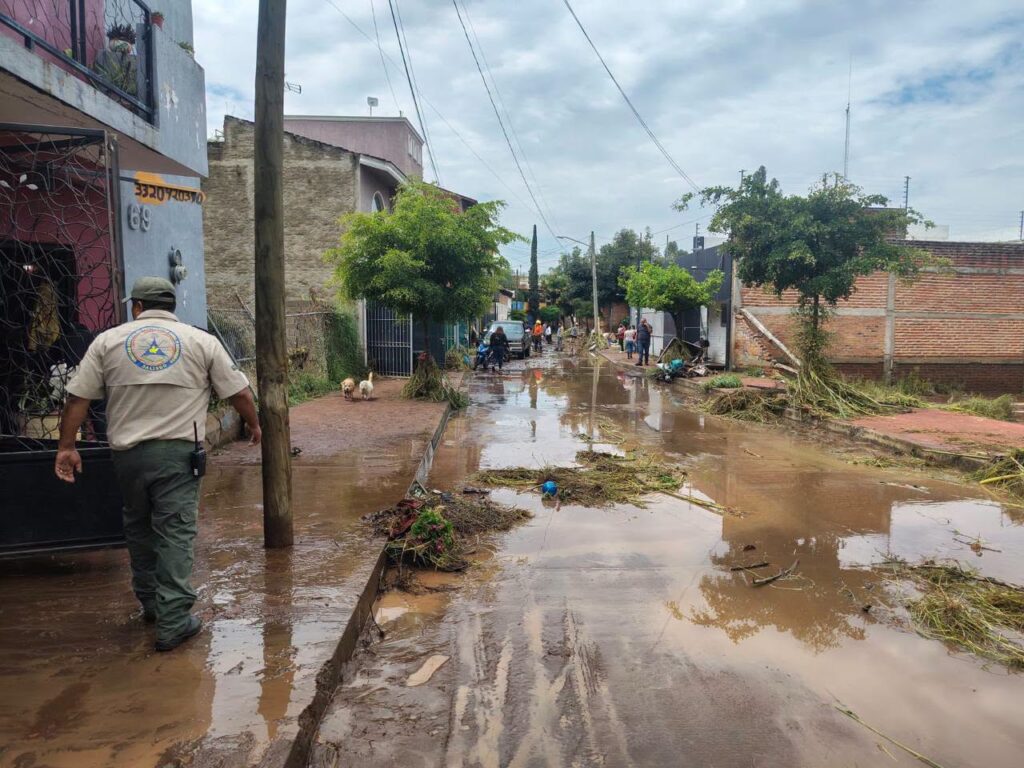 Daños en Zapotlanejo por las lluvias.