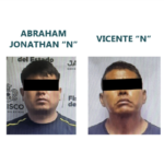 Detenidos por robo a transporte público.