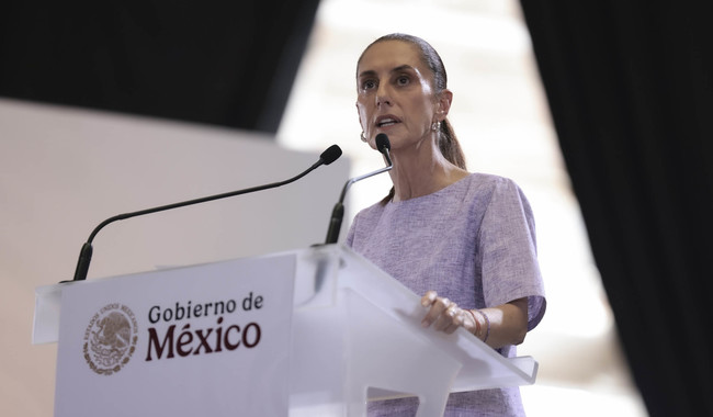 Claudia Sheinbaum Pardo en Tlajomulco de Zúñiga.