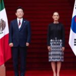 Claudia Sheinbaum y el Presidente de Corea