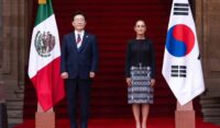 Claudia Sheinbaum y el Presidente de Corea