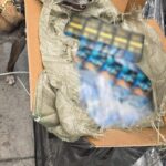 Cigarros decomisados en el AICM.
