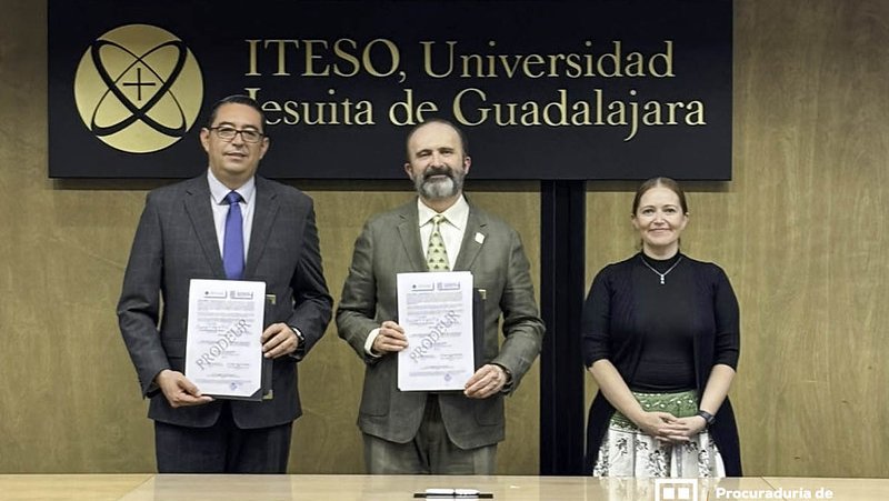 Firman ITESO y Prodeur convenio para fortalecer el desarrollo urbano.
