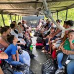 Sacan a la gente de las comunidades en riesgo de afectaciones por lluvia.