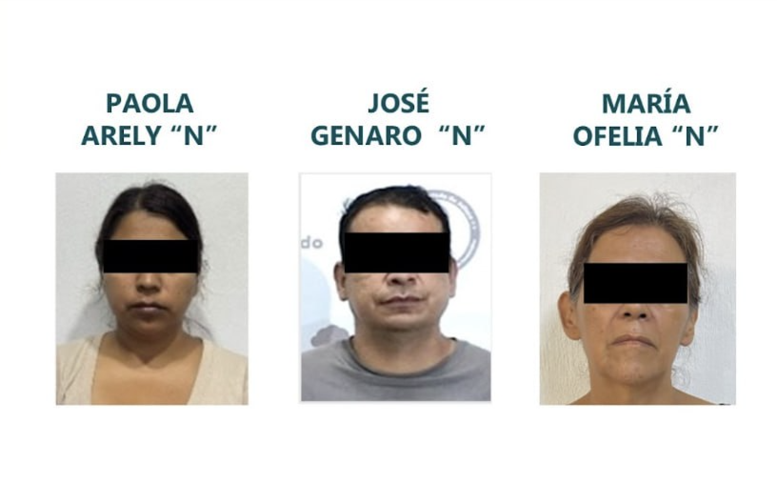 Presos por feminicidio y lesiones a menor.