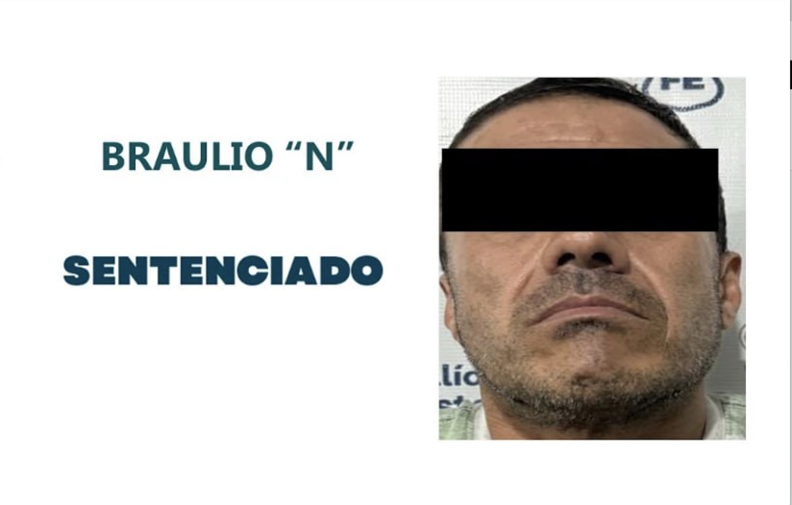 Braulio "N" cae por feminicida