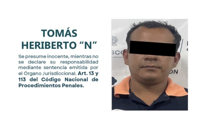 Tomás Heriberto "N" abusó de la hija de su pareja.